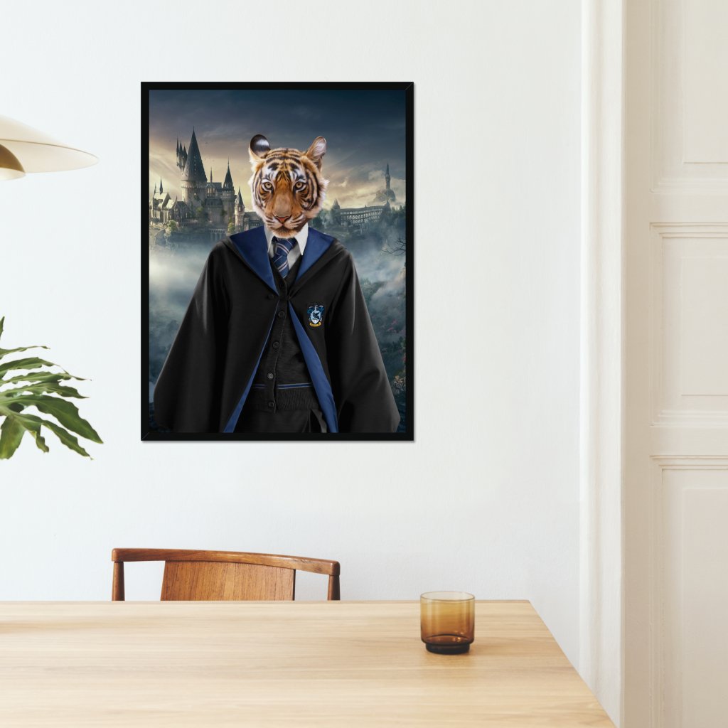 Ravenclaw (Harry Potter Inspired): Animal Art Framed Portrait - Paw & Glory - Dog Portraits - Pet Portraits