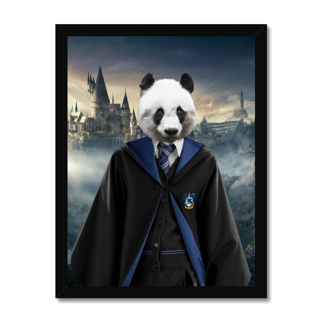 Ravenclaw (Harry Potter Inspired): Animal Art Framed Portrait - Paw & Glory - Dog Portraits - Pet Portraits