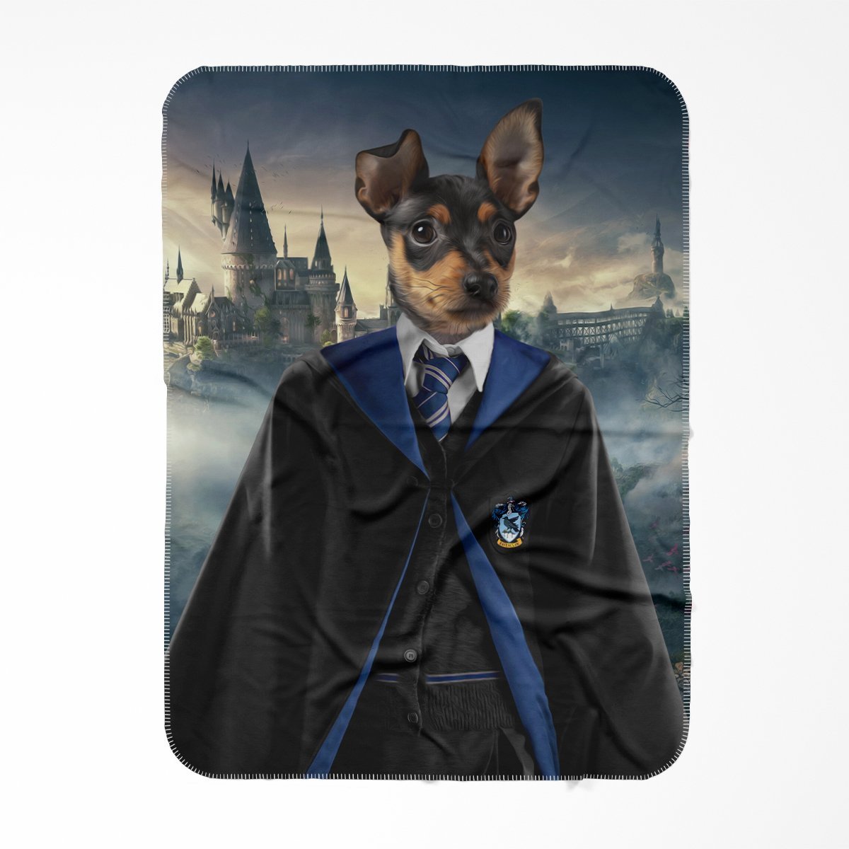 Ravenclaw (Harry Potter Inspired): Custom Pet Blanket - Paw & Glory - Dog Portraits - Pet Portraits