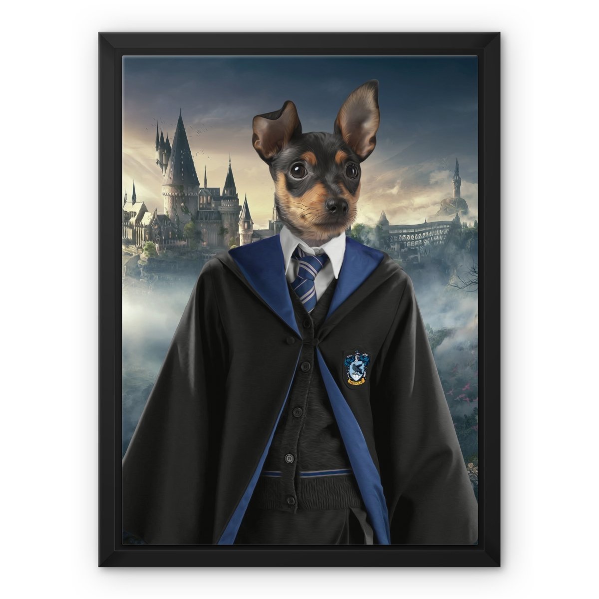 Ravenclaw (Harry Potter Inspired): Custom Pet Canvas - Paw & Glory - Dog Portraits - Pet Portraits