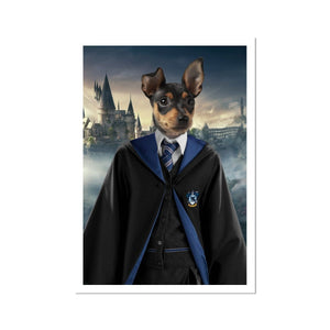 Ravenclaw (Harry Potter Inspired): Custom Pet Portrait - Paw & Glory - Dog Portraits - Pet Portraits