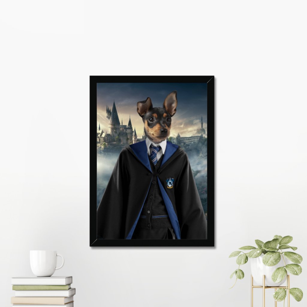 Ravenclaw (Harry Potter Inspired): Custom Pet Portrait - Paw & Glory - Dog Portraits - Pet Portraits