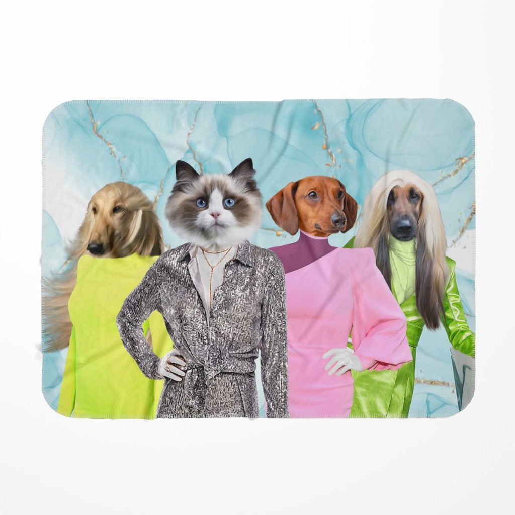 Real Housewives Of Beverley Hills: Custom Pet Blanket - Paw & Glory - Dog Portraits - Pet Portraits