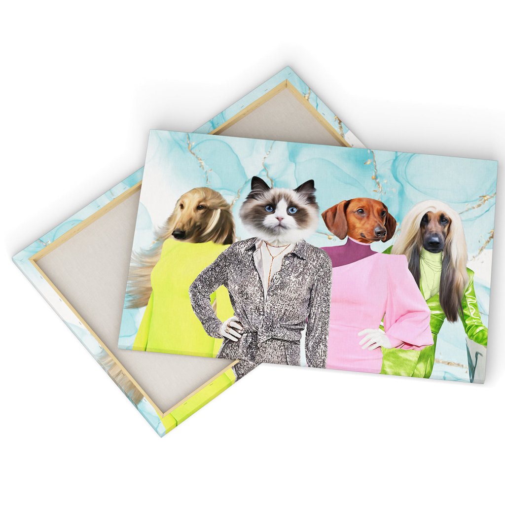 Real Housewives Of Beverley Hills: Custom Pet Canvas - Paw & Glory - Dog Portraits - Pet Portraits