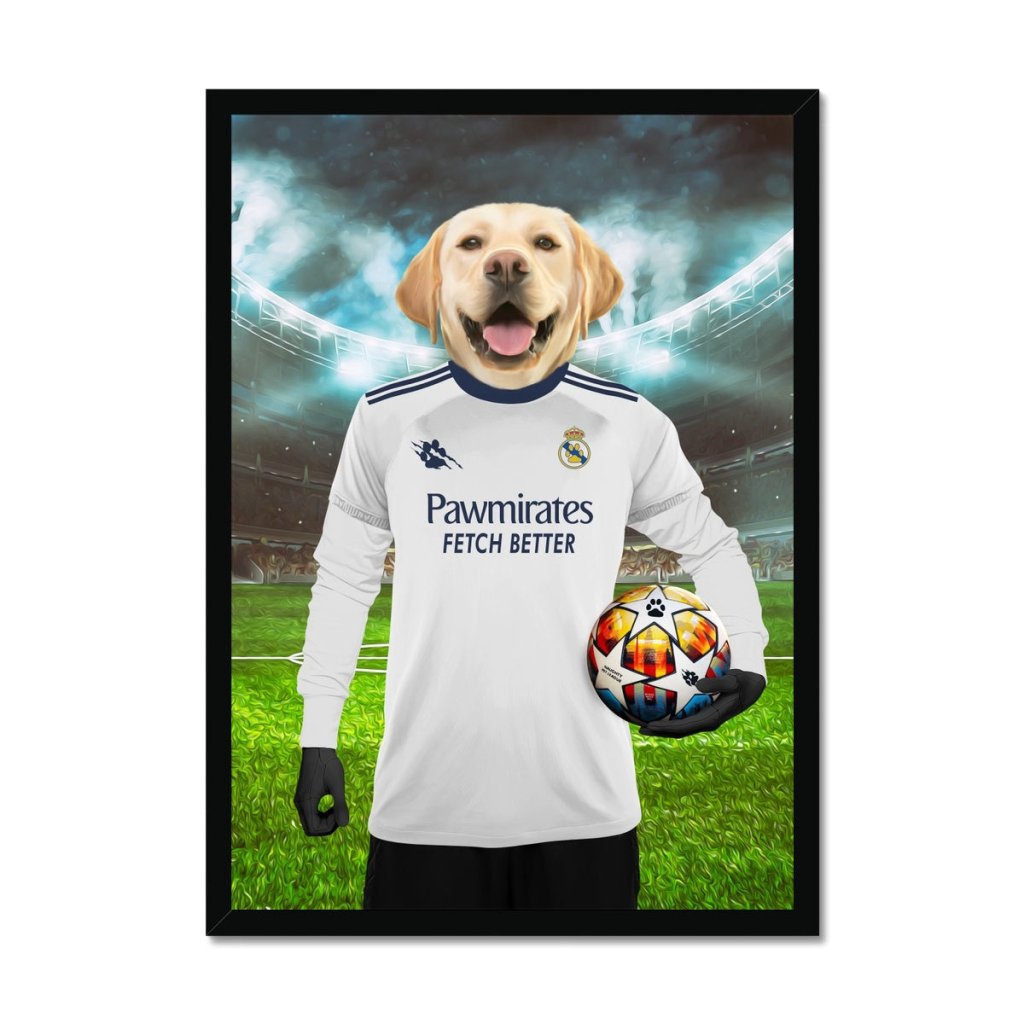 Real Pawdrid Football Club: Custom Pet Portrait - Paw & Glory - Dog Portraits - Pet Portraits