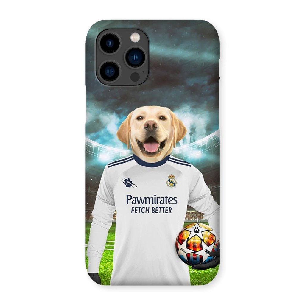 Real Pawdrid Football Club: Custom Pet Snap Phone Case - Paw & Glory - Dog Portraits - Pet Portraits