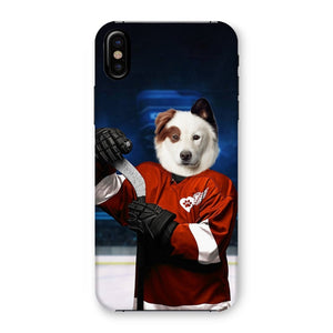 Red Paw Wings: Custom Pet Phone Case - Paw & Glory - Dog Portraits - Pet Portraits