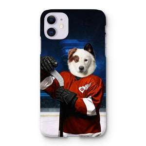 Red Paw Wings: Custom Pet Phone Case - Paw & Glory - Dog Portraits - Pet Portraits