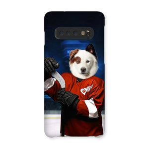 Red Paw Wings: Custom Pet Phone Case - Paw & Glory - Dog Portraits - Pet Portraits