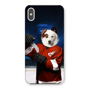 Red Paw Wings: Custom Pet Phone Case - Paw & Glory - Dog Portraits - Pet Portraits