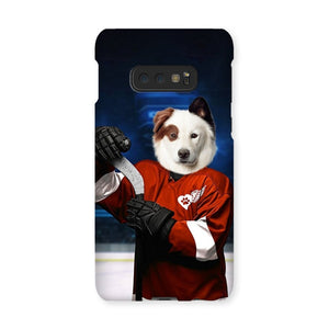 Red Paw Wings: Custom Pet Phone Case - Paw & Glory - Dog Portraits - Pet Portraits