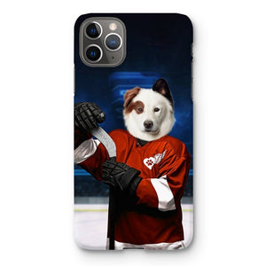 Red Paw Wings: Custom Pet Phone Case - Paw & Glory - Dog Portraits - Pet Portraits