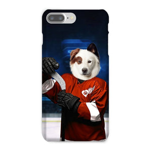 Red Paw Wings: Custom Pet Phone Case - Paw & Glory - Dog Portraits - Pet Portraits