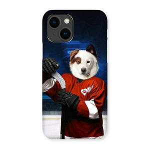 Red Paw Wings: Custom Pet Phone Case - Paw & Glory - Dog Portraits - Pet Portraits