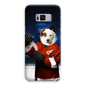 Red Paw Wings: Custom Pet Phone Case - Paw & Glory - Dog Portraits - Pet Portraits