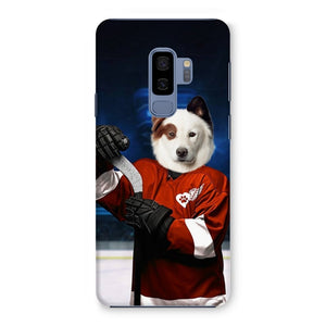 Red Paw Wings: Custom Pet Phone Case - Paw & Glory - Dog Portraits - Pet Portraits