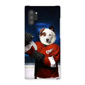 Red Paw Wings: Custom Pet Phone Case - Paw & Glory - Dog Portraits - Pet Portraits