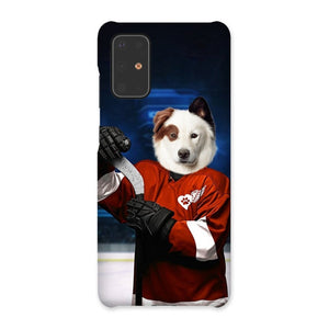 Red Paw Wings: Custom Pet Phone Case - Paw & Glory - Dog Portraits - Pet Portraits