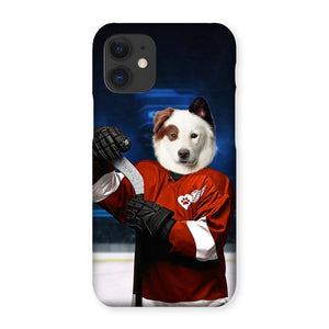 Red Paw Wings: Custom Pet Phone Case - Paw & Glory - Dog Portraits - Pet Portraits