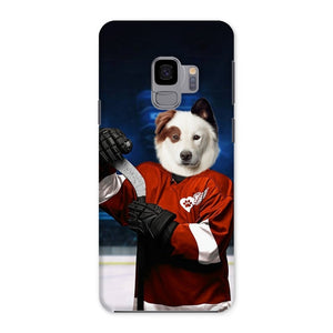 Red Paw Wings: Custom Pet Phone Case - Paw & Glory - Dog Portraits - Pet Portraits