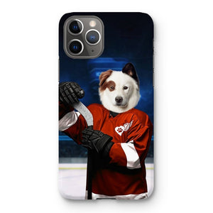 Red Paw Wings: Custom Pet Phone Case - Paw & Glory - Dog Portraits - Pet Portraits