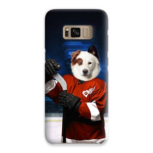 Red Paw Wings: Custom Pet Phone Case - Paw & Glory - Dog Portraits - Pet Portraits