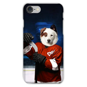 Red Paw Wings: Custom Pet Phone Case - Paw & Glory - Dog Portraits - Pet Portraits