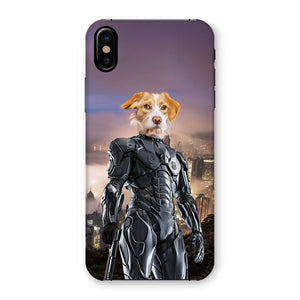 RoboPup (RoboCop Inspired): Custom Pet Phone Case - Paw & Glory - Dog Portraits - Pet Portraits