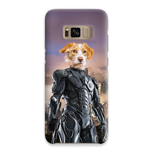 RoboPup (RoboCop Inspired): Custom Pet Phone Case - Paw & Glory - Dog Portraits - Pet Portraits