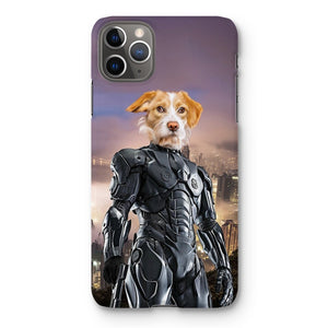 RoboPup (RoboCop Inspired): Custom Pet Phone Case - Paw & Glory - Dog Portraits - Pet Portraits