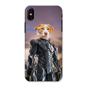 RoboPup (RoboCop Inspired): Custom Pet Phone Case - Paw & Glory - Dog Portraits - Pet Portraits