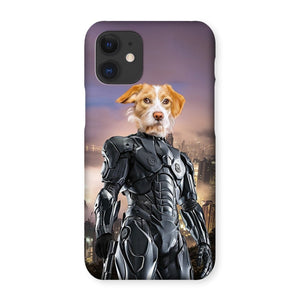 RoboPup (RoboCop Inspired): Custom Pet Phone Case - Paw & Glory - Dog Portraits - Pet Portraits