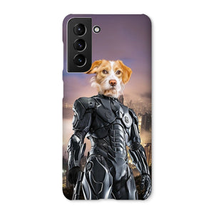 RoboPup (RoboCop Inspired): Custom Pet Phone Case - Paw & Glory - Dog Portraits - Pet Portraits