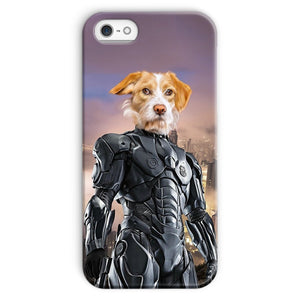 RoboPup (RoboCop Inspired): Custom Pet Phone Case - Paw & Glory - Dog Portraits - Pet Portraits