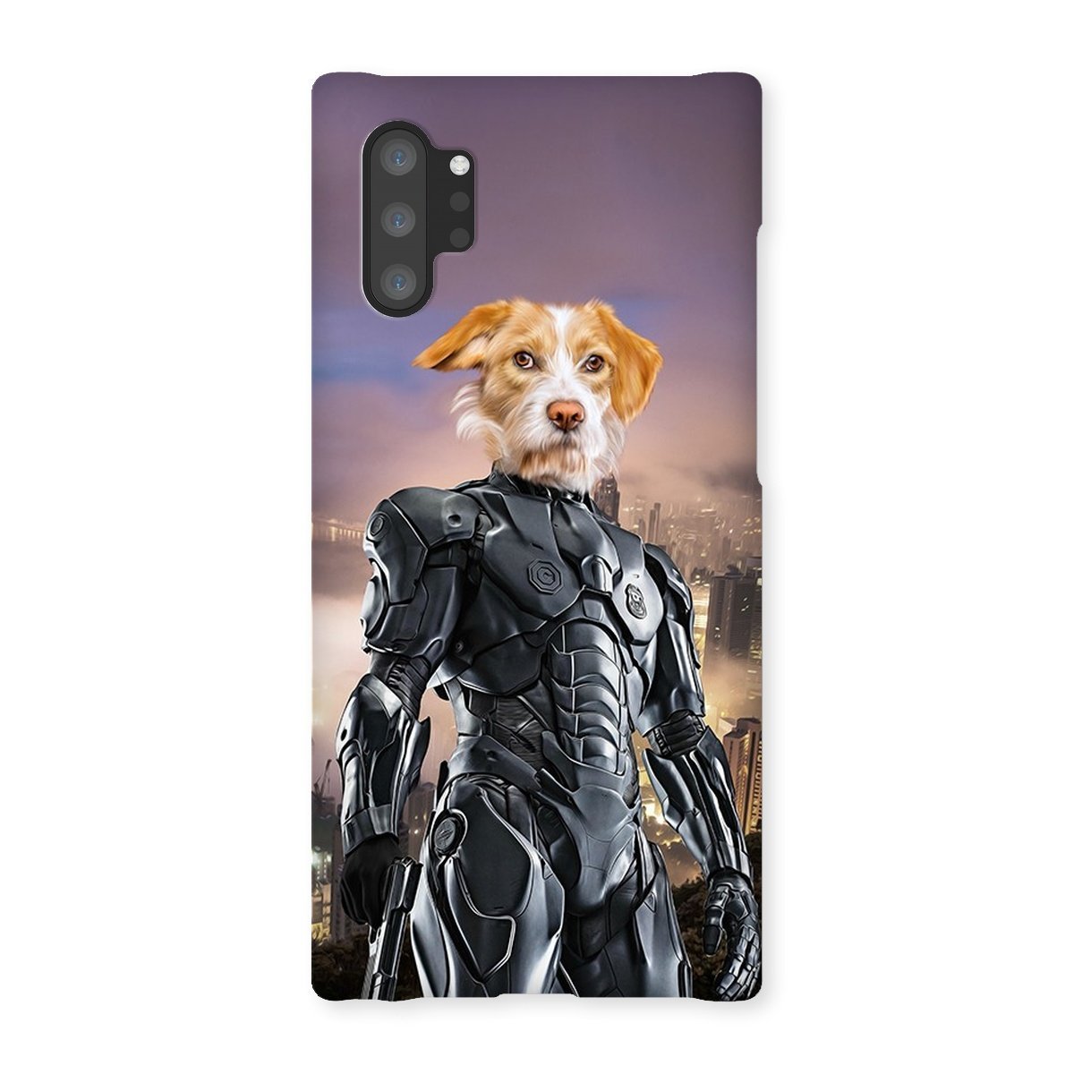 RoboPup (RoboCop Inspired): Custom Pet Phone Case - Paw & Glory - Dog Portraits - Pet Portraits