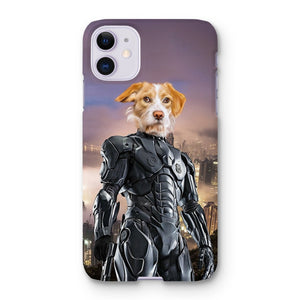 RoboPup (RoboCop Inspired): Custom Pet Phone Case - Paw & Glory - Dog Portraits - Pet Portraits