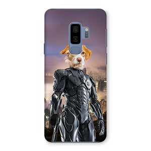 RoboPup (RoboCop Inspired): Custom Pet Phone Case - Paw & Glory - Dog Portraits - Pet Portraits