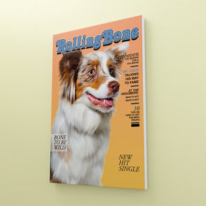 Rolling Bone: Custom Pet Canvas - Paw & Glory - Dog Portraits - Pet Portraits