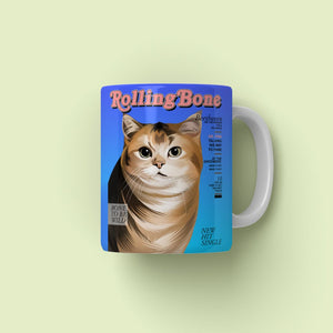 Rolling Bone: Custom Pet Coffee Mug - Paw & Glory - Dog Portraits - Pet Portraits