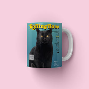 Rolling Bone: Custom Pet Coffee Mug - Paw & Glory - Dog Portraits - Pet Portraits