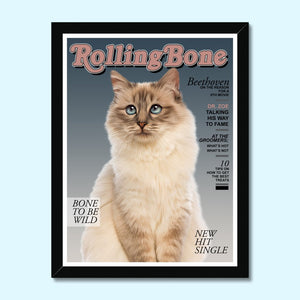 Rolling Bone: Custom Pet Portrait - Paw & Glory - Dog Portraits - Pet Portraits