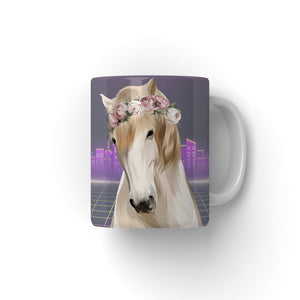 Rose Crown: Modern Pet Coffee Mug - Paw & Glory - Dog Portraits - Pet Portraits