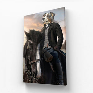 Ross (Poldark Inspired): Custom Pet Canvas - Paw & Glory - Dog Portraits - Pet Portraits