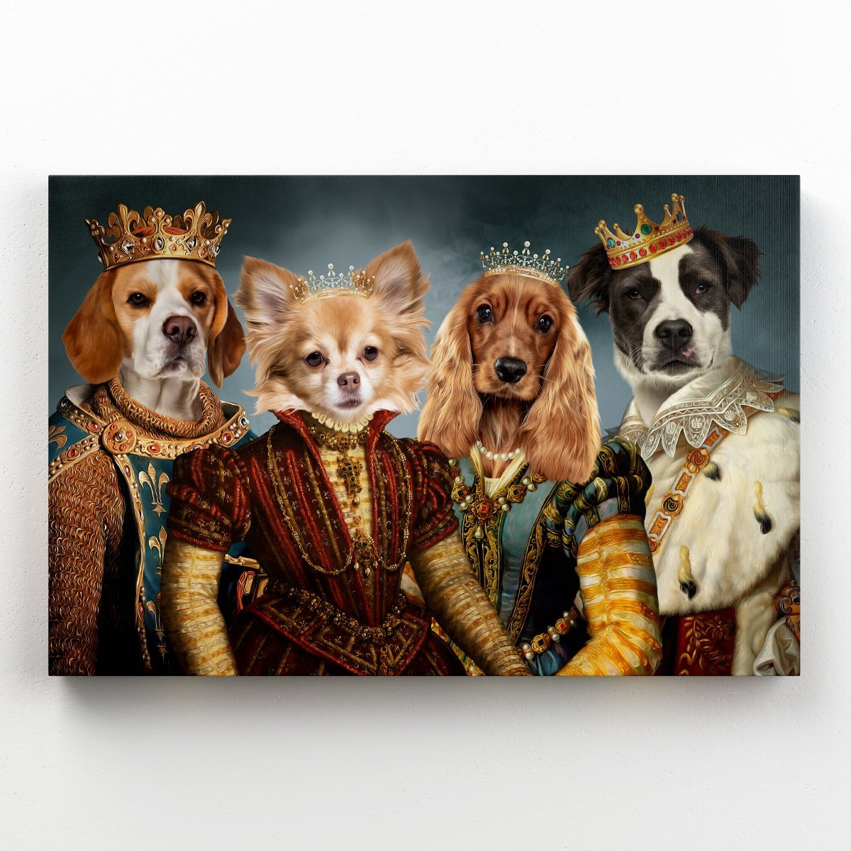 Royal Pops Princesses Custom Pet Canvas