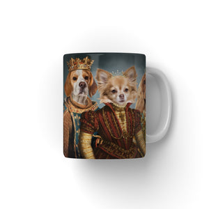 Royal Pops & Princesses: Custom Pet Coffee Mug - Paw & Glory - Dog Portraits - Pet Portraits