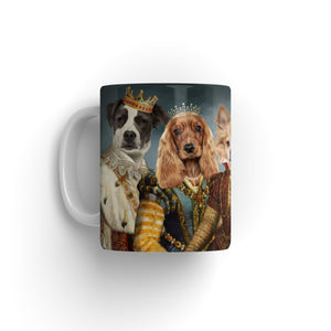 Royal Pops & Princesses: Custom Pet Coffee Mug - Paw & Glory - Dog Portraits - Pet Portraits