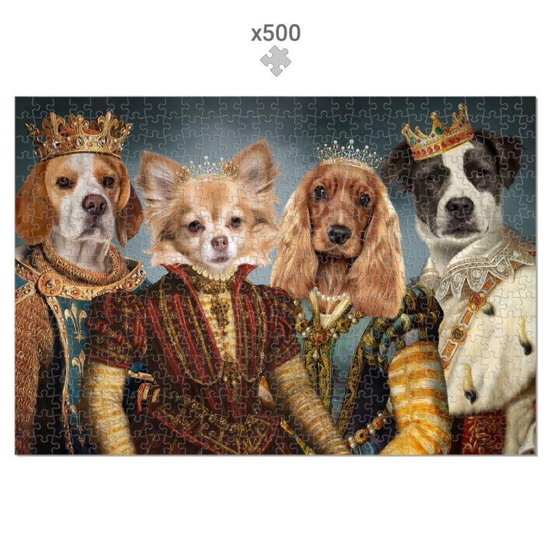 Royal Pops & Princesses: Custom Pet Puzzle - Paw & Glory - Dog Portraits - Pet Portraits