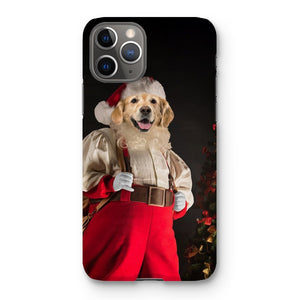 Santa Paws: Custom Pet Phone Case - Paw & Glory - Dog Portraits - Pet Portraits