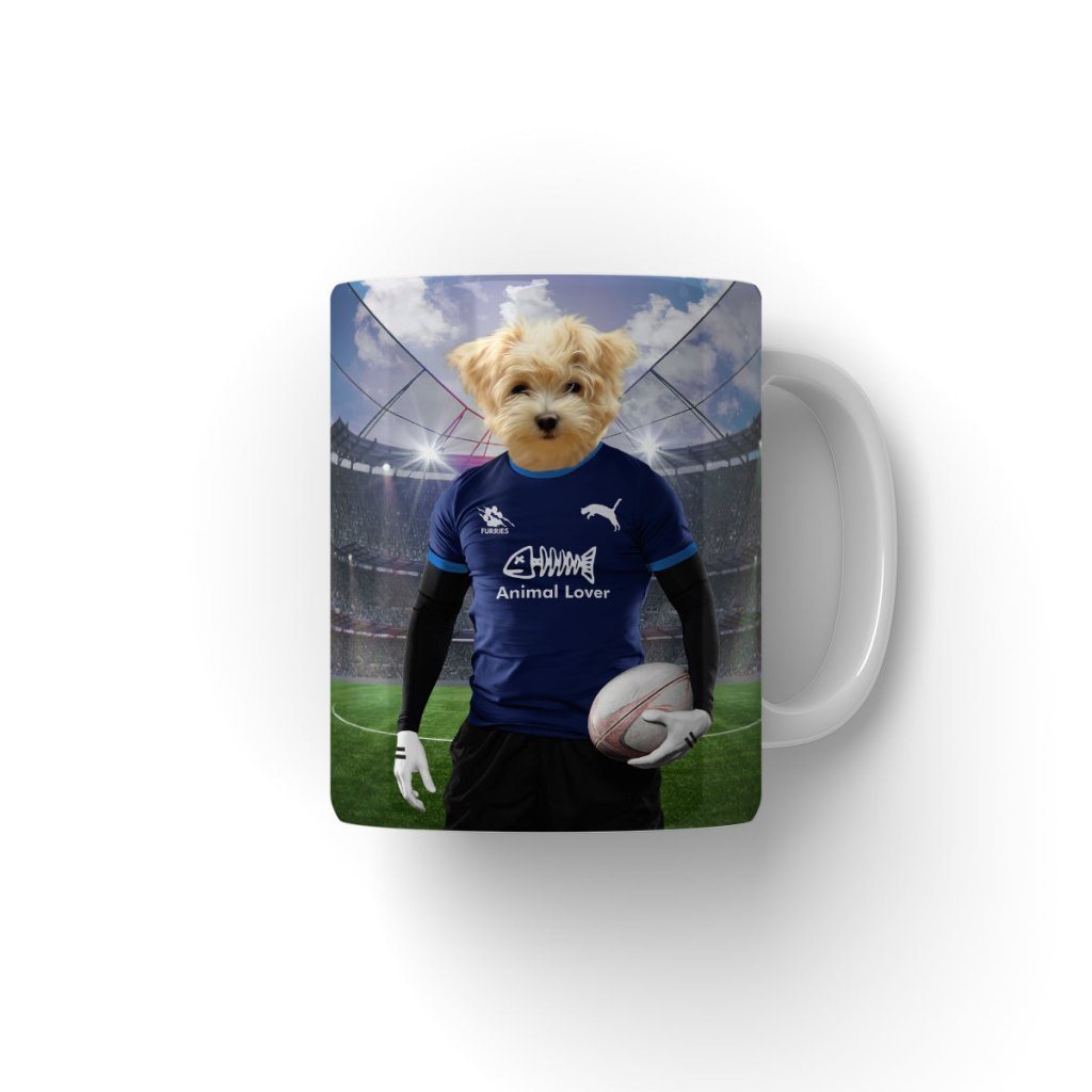 Scotland Rugby Team: Custom Coffee Mug - Paw & Glory - Dog Portraits - Pet Portraits