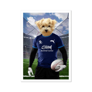 Scotland Rugby Team: Custom Pet Poster - Paw & Glory - Dog Portraits - Pet Portraits